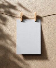 A4 Paper Flyer Mockup on Bulletin Board