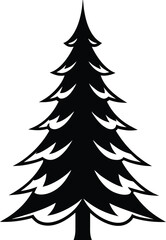 christmas tree silhouette