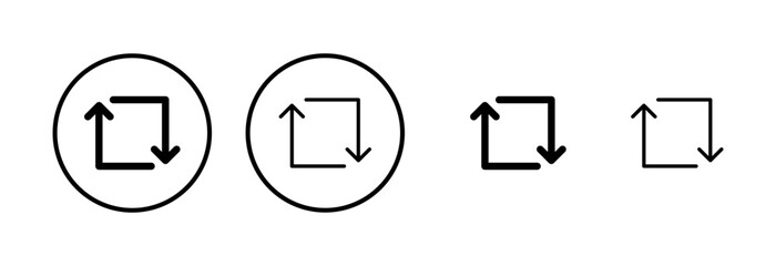 Share icon logo design. Sharing sign and symbol