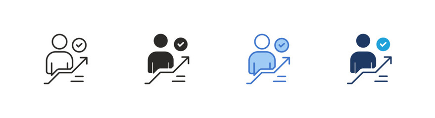 Progress icon multiple style collection