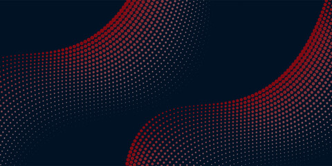 Abstract digital wave of particles. Futuristic point wave. Technology background vector. Vector illustration