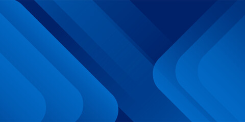 Abstract blue background with glowing geometric lines. Modern blue gradient square shape design. Futuristic technology concept. Suit for brochure, corporate, website, poster, banner,