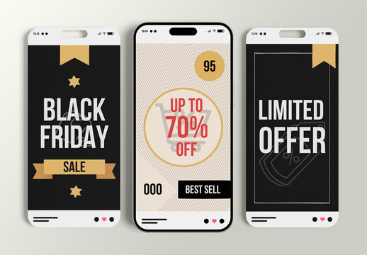 Black Friday Story Design Template Layout