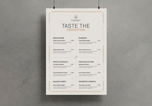 Food Menu Template