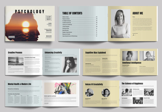 Psychology Magazine Template