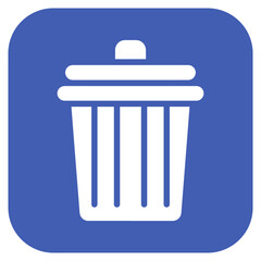 Garbage icon vector image. Can be used for House Cleaning.