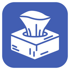 Tissue Box icon vector image. Can be used for House Cleaning.