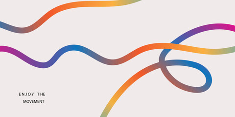 Abstract Background with Color Gradient Shape Geometric Design Elements. Modern wallpaper design perfect for social media, idol poster, photo frame.