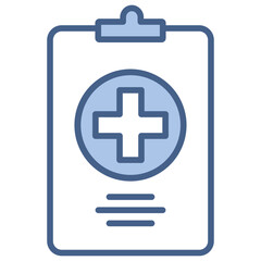 Obraz premium medical record Icon