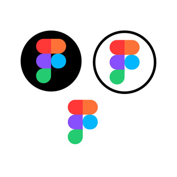 figma logo vector , figma icon, figma Complete set of  logo