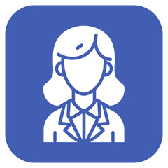 Teacher icon vector image. Can be used for Women.