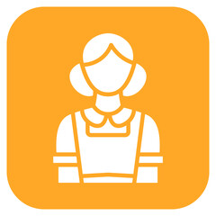 Maid icon vector image. Can be used for Cleaning and Dusting.