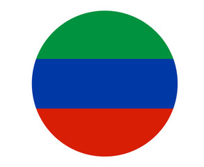 Fototapeta premium Dagestan National Europe Emblem Flag Symbol Icon Vector Illustration Abstract Design Element