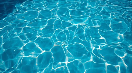 Obraz premium rippling blue water surface with sun reflection, creating abstract patterns and a sense of depth and movement