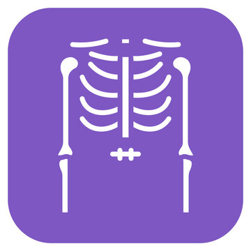 Ulna icon vector image. Can be used for Human Anatomy.