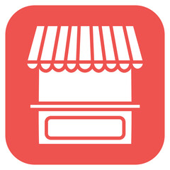 Concession Stand icon vector image. Can be used for Amusement Park.