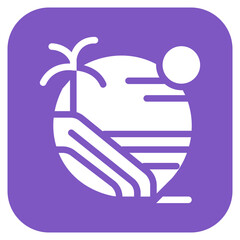 Pool Slide icon vector image. Can be used for Amusement Park.