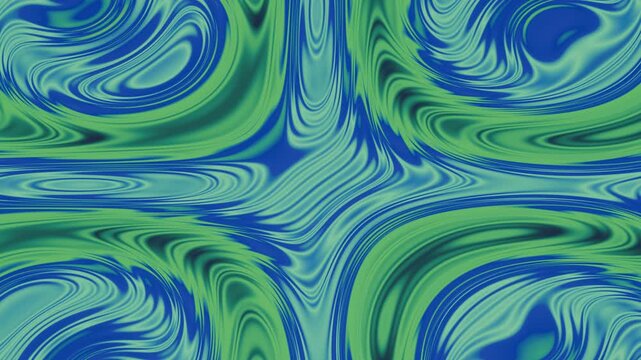 abstract blue and green background with waves