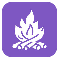 Bonfire icon vector image. Can be used for Festa Junina.