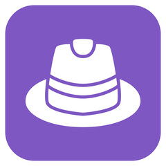 Carioca Hat icon vector image. Can be used for Festa Junina.