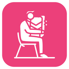 Jazz icon vector image. Can be used for Instrument.