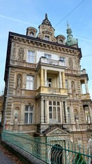 Fototapeta premium Beautiful old Baroque mansion in Karlovy Vary
