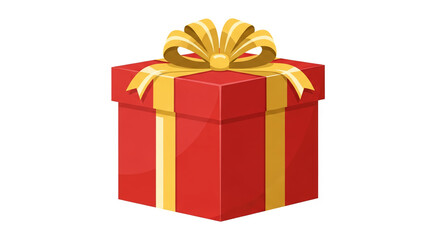 Obraz premium red gift box