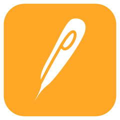 Needle icon vector image. Can be used for Art and Craft Supplies.