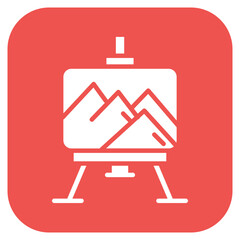 Painting icon vector image. Can be used for Art and Craft Supplies.
