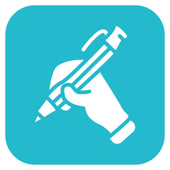 Writing icon vector image. Can be used for Art and Craft Supplies.