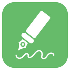 Hand Writing icon vector image. Can be used for Biometrics.