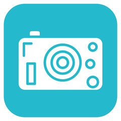Smart Camera icon vector image. Can be used for Biometrics.
