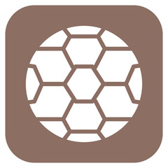 Obraz premium Football icon vector image. Can be used for Baby Shower.