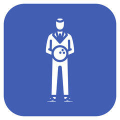 Bowling Team icon vector image. Can be used for Bowling.