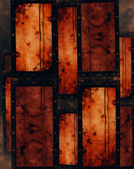 Medium format color film frame. Blank large format blank film negative or picture frame, free photo space.	