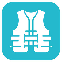 Life Vest icon vector image. Can be used for Beach Resort.