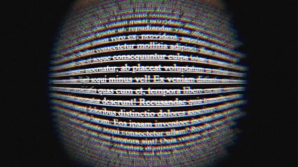 Distorted Glitch Text Chromatic Aberration Digital Background