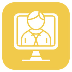 Self Exclusion icon vector image. Can be used for Casino.