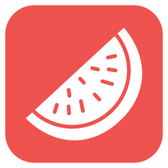 Watermelon icon vector image. Can be used for Casino.