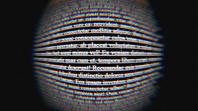 Distorted Glitch Text Chromatic Aberration Digital Background