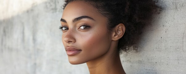 Promote natural beauty and elegant minimalist portrait