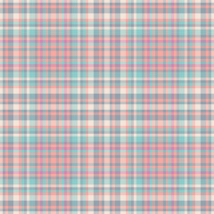 Purchase check texture fabric, menswear background tartan seamless. Father pattern textile vector plaid in pastel and light colors.