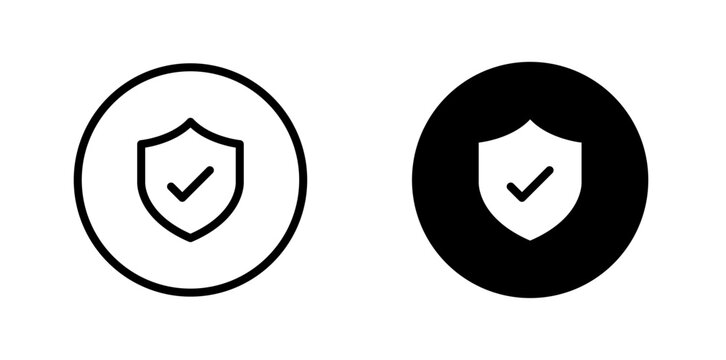 Shield and Checkmark icon