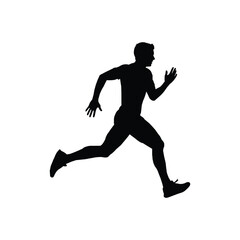 Running Man Silhouette