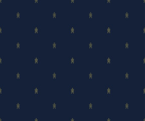 Modern geometric flowers mini square n stripe seamless pattern. For print block apparel textile man shirt menswear fashion. Flat vector illustration design.