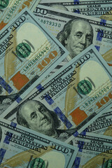 Hundred Dollar Bills Background – US Currency Money Texture