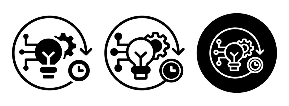 Future Technology Icon Collection Glyph & Mixed Style