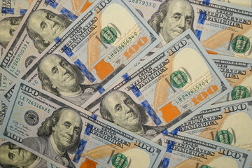 Hundred Dollar Bills Background – US Currency Money Texture