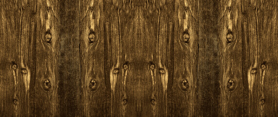  Texture of brown aged weathered board. natural retro, vintage Background. empty Copy space. Aged striped dark wood pattern. old wooden texture backdrop for you design Front top view