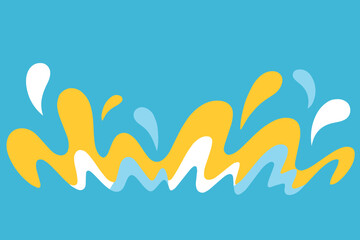 splash water liquid droplet wave abstract background vector graphic design